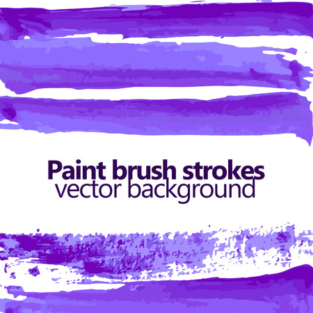 Watercolor hand painted brush strokes, striped backgroundのイラスト素材