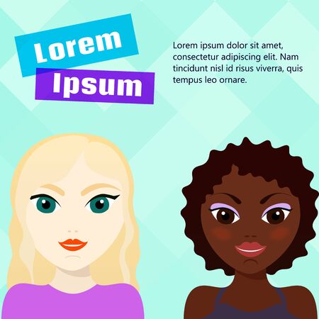 Beautiful vector woman backgroundのイラスト素材