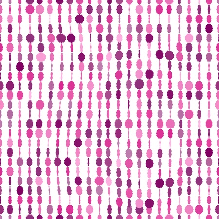 Pinky Curtain Seamless Patternのイラスト素材