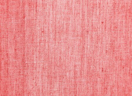 Red cotton towel mock up template fabric on with background. Wallpaper of artistic wale linen canvas. Blanket or Curtain of pattern and copy space for text decoration. Interior design wall.の写真素材