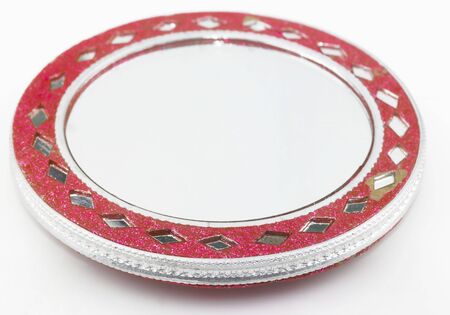 A circled mirrorの写真素材