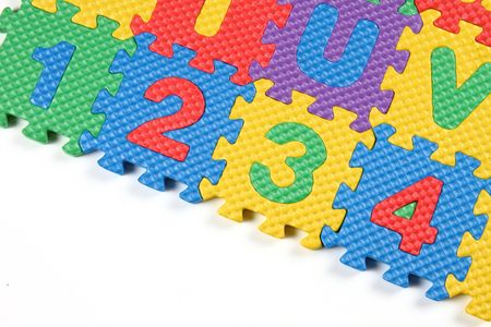 Number Puzzle Pieces