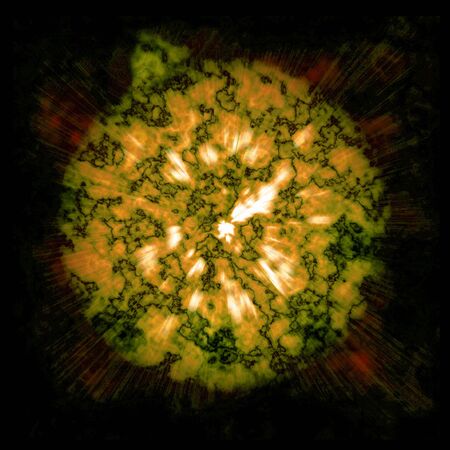 Explosion in comic styleの写真素材