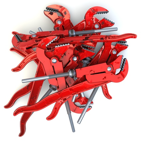 Pipe Wrenchesの写真素材