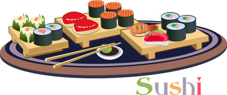 Japanese foodのイラスト素材