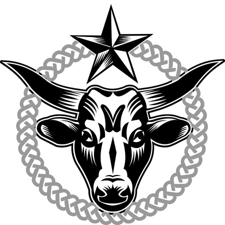 Black buffaloのイラスト素材