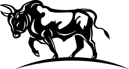 Black buffaloのイラスト素材