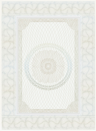 blank certificate templateのイラスト素材