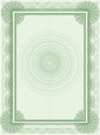 blank certificate templateのイラスト素材