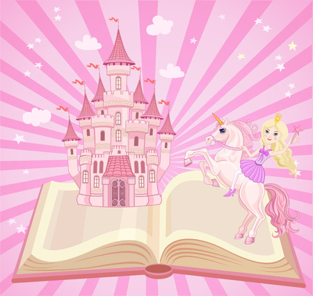 FairyTale castle. Air-Castleのイラスト素材