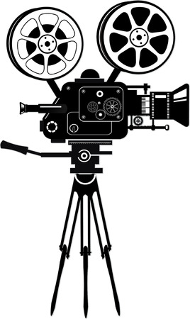 movie projectorのイラスト素材