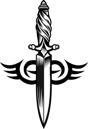 dagger knifeのイラスト素材