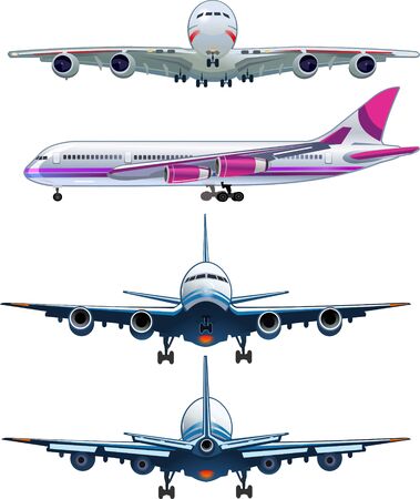 Airplaneのイラスト素材
