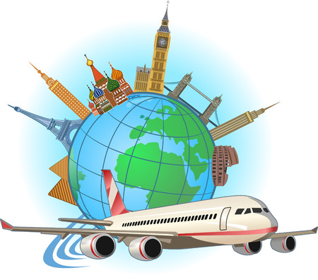 Travel and tourismのイラスト素材