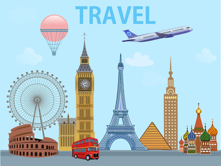 Travel and tourismのイラスト素材