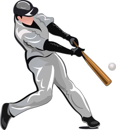 Baseball Playerのイラスト素材