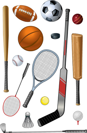 All-Sport Elements Vector Illustrationのイラスト素材