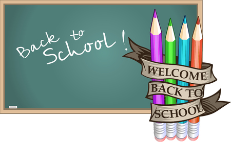 Back to schoolのイラスト素材