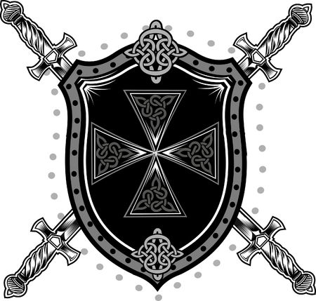 sword and Shieldのイラスト素材