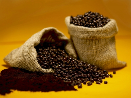 Coffee Beans in a Bag