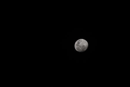 Full moon in the night skyの写真素材