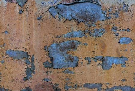 Rust on the iron. Seamless textured background for the design. seamless horizontally.