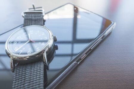 Technology and communication in small device on wood