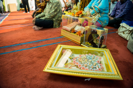 seserahan or gift in Indonesia Weddingの写真素材