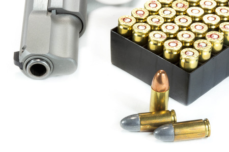 9 mm pistol and cartridges