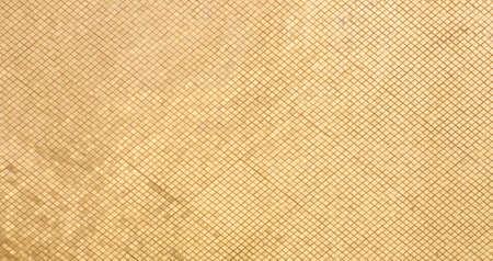Golden tiles patternの写真素材