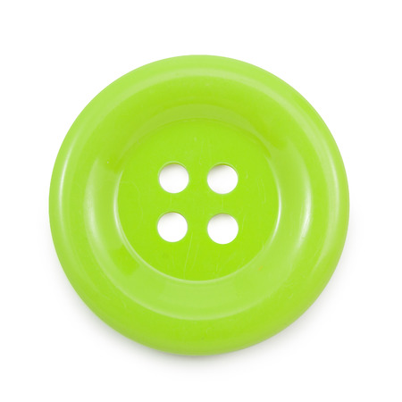Green clasper on a white background,  file includes a excellent clipping pathの写真素材