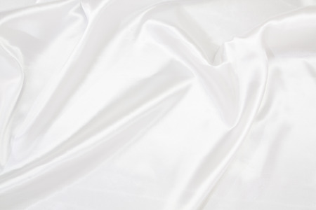 closeup of rippled silk fabricの写真素材