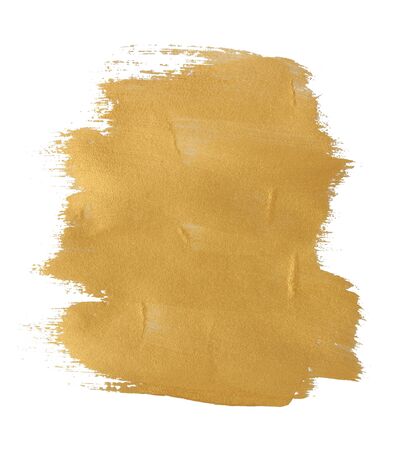 gold texture brush stroke design elementの写真素材