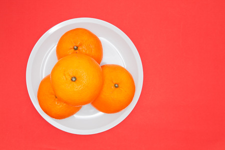 Orange for lunar chinese new year tet holiday conceptの写真素材