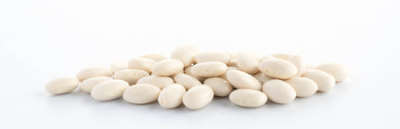 grop white bean  isolated on a white background