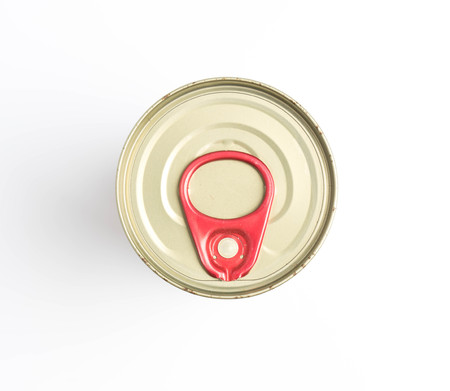 can on white background view fromの写真素材