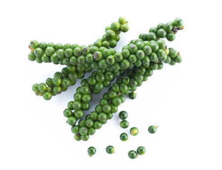 fresh pepper on white backgroundの写真素材