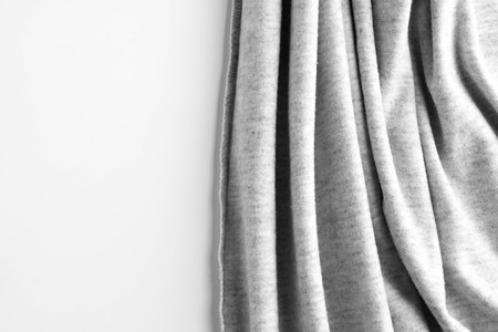 beautiful white fabric texture backgroundの写真素材