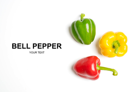 Colorful peppers bellの写真素材