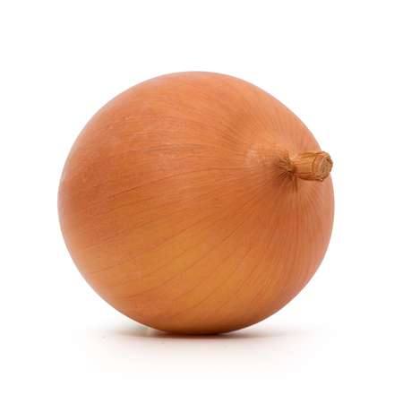 onions isolated on white backgroundの写真素材