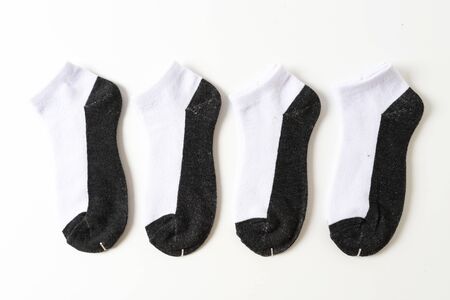 Socks isolated on whiteの写真素材