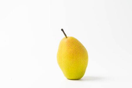Pears isolated on whiteの写真素材