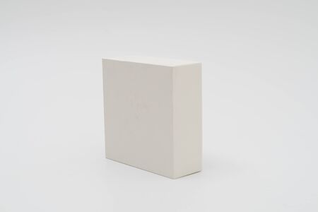 box mockup set on white backgroundの写真素材
