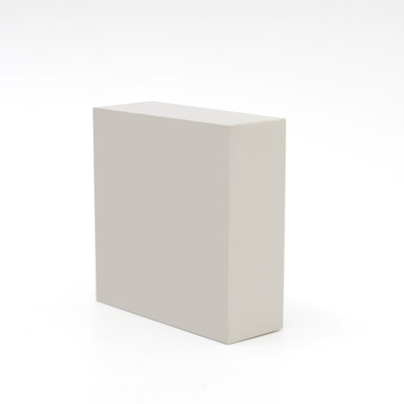 box mockup set on white backgroundの写真素材
