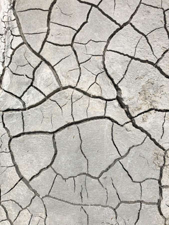 cracked arid soil ground textureの写真素材