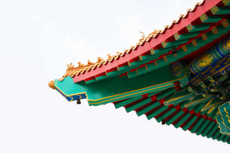 Classical chinese tile on roof
