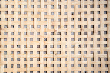 bamboo wall texture traditional backgroundの写真素材