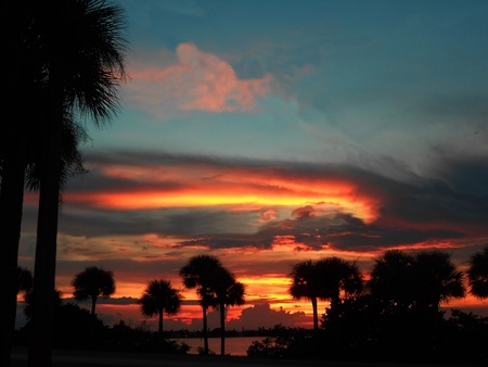           Madeira Beach Florida Sunsetの写真素材