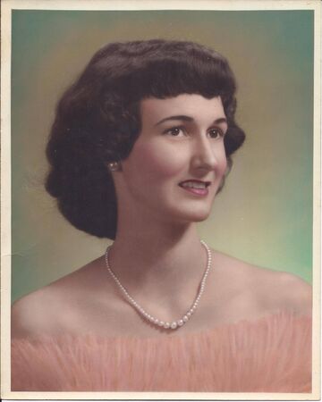 Classic portrait young woman 1950s colorizedの写真素材