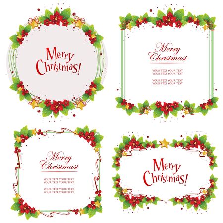 Christmas Wreathのイラスト素材